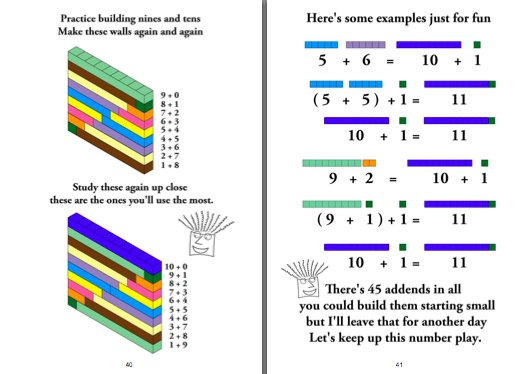 Base 10 blocks, Base 10 manipulatives, Addends for 10, addends for 9, Fun Math Activities, how to teach addition