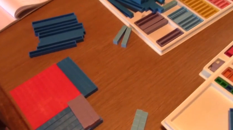 percentages with base ten blocks Bodi entry