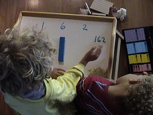 place value,  Montessori math, preschool math activities