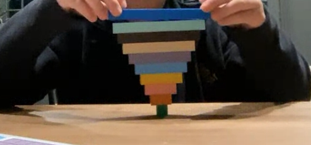 base ten block inverted pyramid