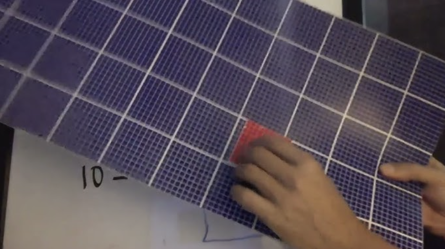 10,000 square and 100 square base ten manipulatives