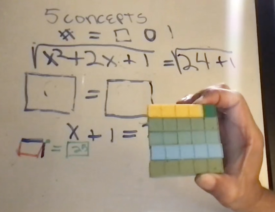 completing the square  eXquire 2X and one equals 25  