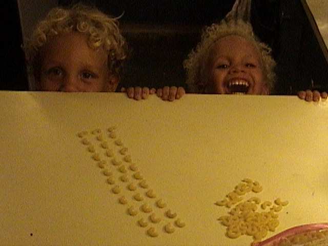 fun math activities, macaroni math, homeschool