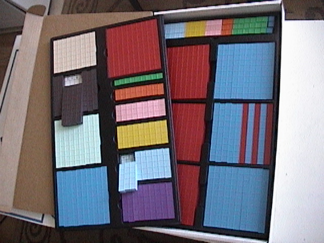 Combo Kit, Mortensen Math Base ten blocks