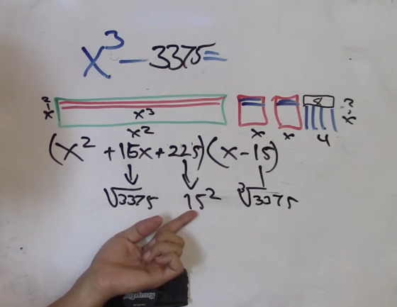 Difference of two cubes 