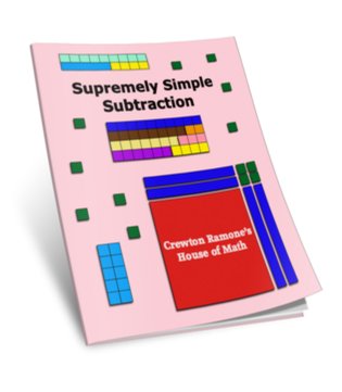 Homeschool math subtraction book